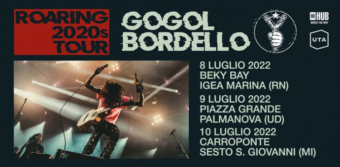 Gogol Bordello: annunciati le band di apertura delle tre date italiane.